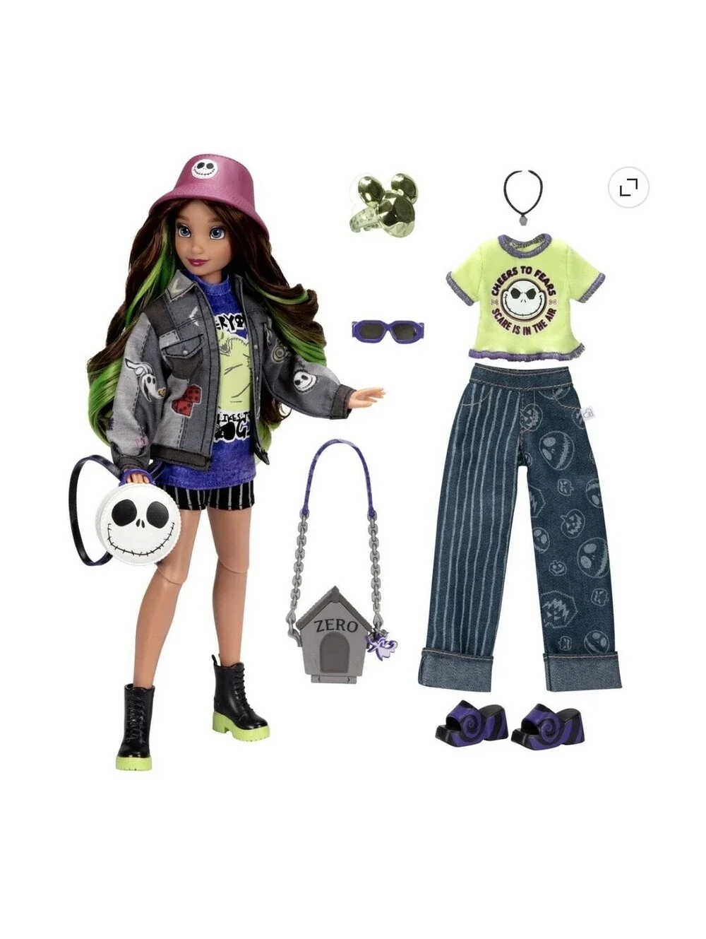 4 Disney ILY 4EVER Doll Maleficent Hocus Pocus Stitch Nightmare Before Christmas